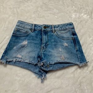 Bull head high rise short size 5 Jean shorts